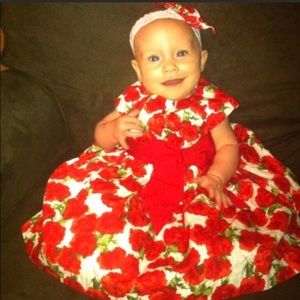 Janie and Jack formal dress. Only worn once!